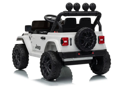 Akumuliatorinis visureigis Jeep Rubicon DK-JWR558 24V baltas