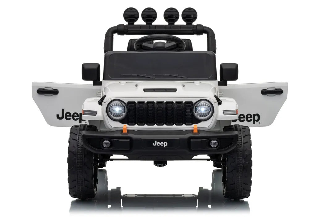 Akumuliatorinis visureigis Jeep Rubicon DK-JWR558 24V baltas