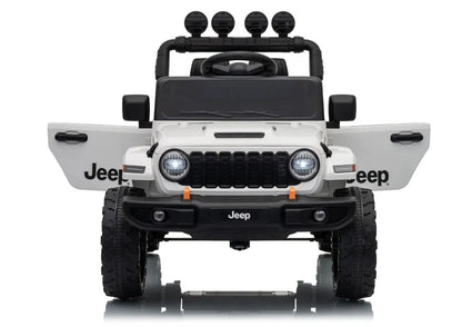 Akumuliatorinis visureigis Jeep Rubicon DK-JWR558 24V baltas