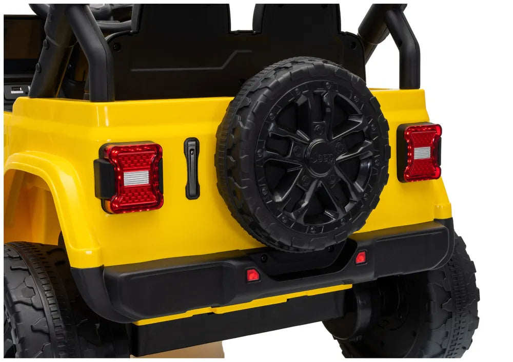 Akumuliatorinis visureigis Jeep Rubicon DK-JWR558 24V geltonas