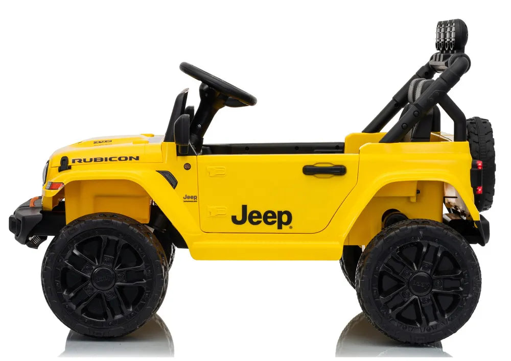 Akumuliatorinis visureigis Jeep Rubicon DK-JWR558 24V geltonas