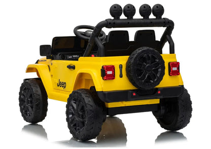 Akumuliatorinis visureigis Jeep Rubicon DK-JWR558 24V geltonas