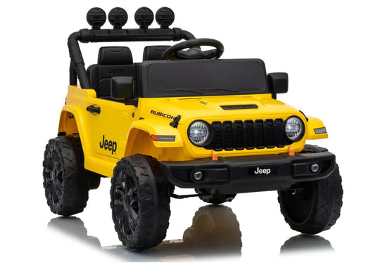 Akumuliatorinis visureigis Jeep Rubicon DK-JWR558 24V geltonas