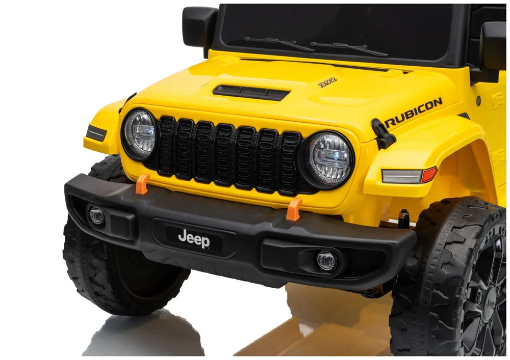 Akumuliatorinis visureigis Jeep Rubicon DK-JWR558 24V geltonas