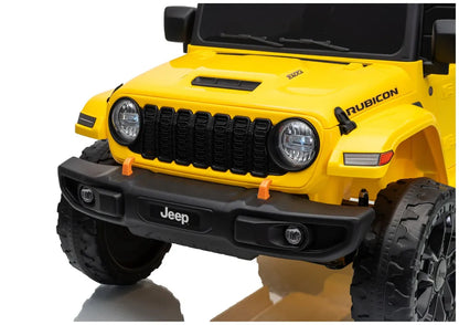 Akumuliatorinis visureigis Jeep Rubicon DK-JWR558 24V geltonas