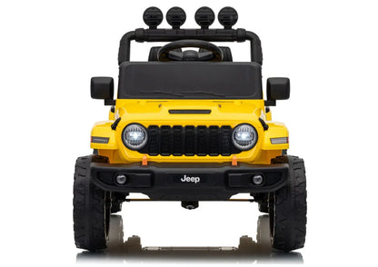 Akumuliatorinis visureigis Jeep Rubicon DK-JWR558 24V geltonas