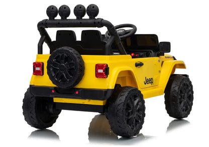 Akumuliatorinis visureigis Jeep Rubicon DK-JWR558 24V geltonas