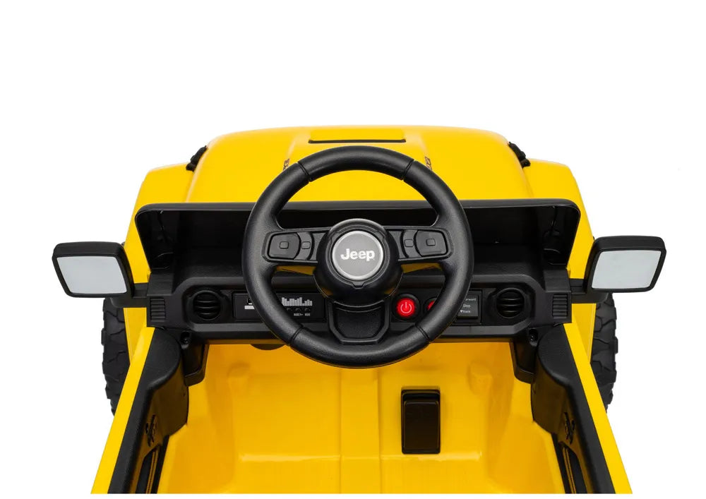 Akumuliatorinis visureigis Jeep Rubicon DK-JWR558 24V geltonas