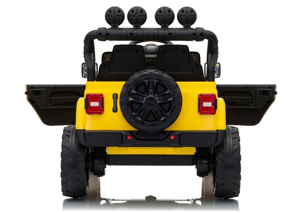 Akumuliatorinis visureigis Jeep Rubicon DK-JWR558 24V geltonas