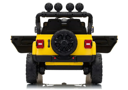 Akumuliatorinis visureigis Jeep Rubicon DK-JWR558 24V geltonas