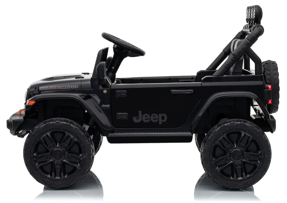 Akumuliatorinis visureigis Jeep Rubicon DK-JWR558 24V, juodas