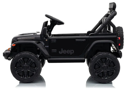 Akumuliatorinis visureigis Jeep Rubicon DK-JWR558 24V, juodas
