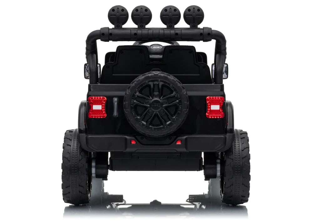 Akumuliatorinis visureigis Jeep Rubicon DK-JWR558 24V, juodas