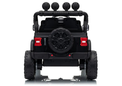 Akumuliatorinis visureigis Jeep Rubicon DK-JWR558 24V, juodas