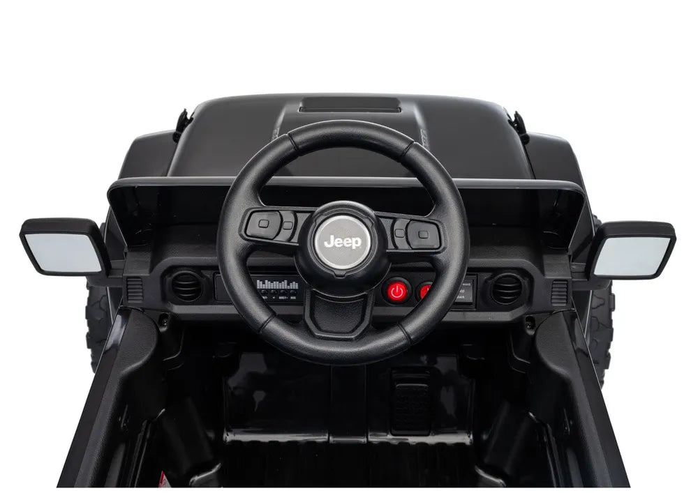 Akumuliatorinis visureigis Jeep Rubicon DK-JWR558 24V, juodas