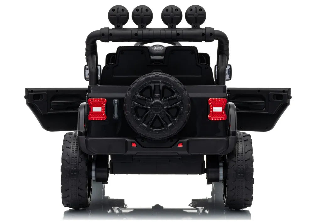 Akumuliatorinis visureigis Jeep Rubicon DK-JWR558 24V, juodas
