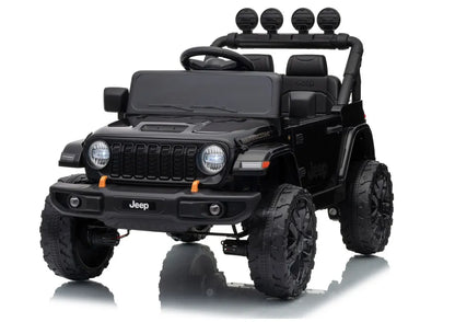 Akumuliatorinis visureigis Jeep Rubicon DK-JWR558 24V, juodas