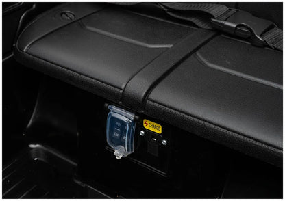 Akumuliatorinis visureigis Jeep Rubicon DK-JWR558 24V, juodas