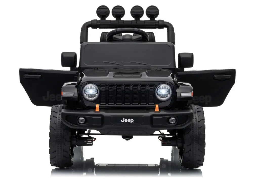 Akumuliatorinis visureigis Jeep Rubicon DK-JWR558 24V, juodas