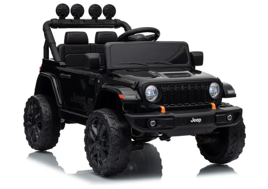 Akumuliatorinis visureigis Jeep Rubicon DK-JWR558 24V, juodas