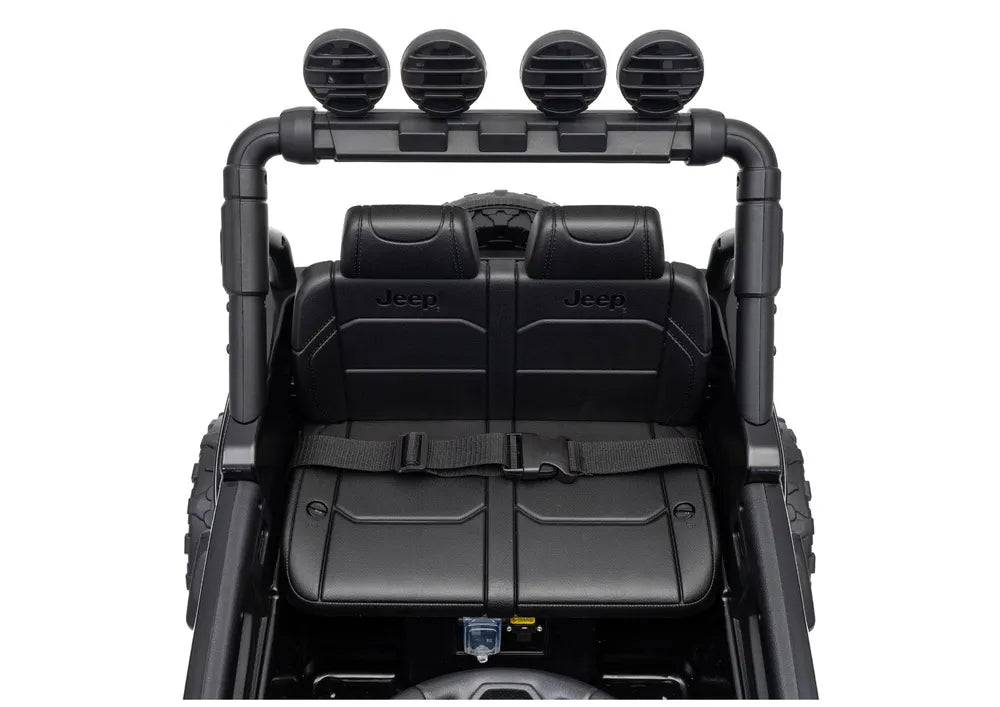 Akumuliatorinis visureigis Jeep Rubicon DK-JWR558 24V, juodas