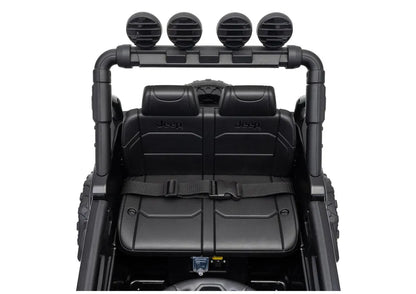 Akumuliatorinis visureigis Jeep Rubicon DK-JWR558 24V, juodas