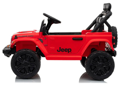 Akumuliatorinis visureigis Jeep Rubicon DK-JWR558 24V Raudonas