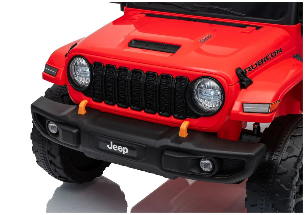 Akumuliatorinis visureigis Jeep Rubicon DK-JWR558 24V Raudonas