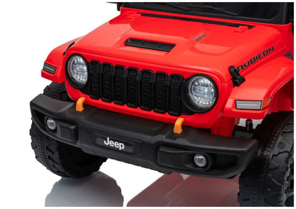 Akumuliatorinis visureigis Jeep Rubicon DK-JWR558 24V Raudonas