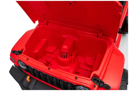Akumuliatorinis visureigis Jeep Rubicon DK-JWR558 24V Raudonas
