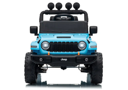 Akumuliatorinis visureigis Jeep Rubicon DK-JWR558 24V, šviesiai mėlynas