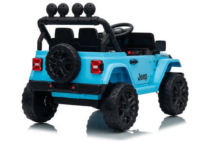 Akumuliatorinis visureigis Jeep Rubicon DK-JWR558 24V, šviesiai mėlynas