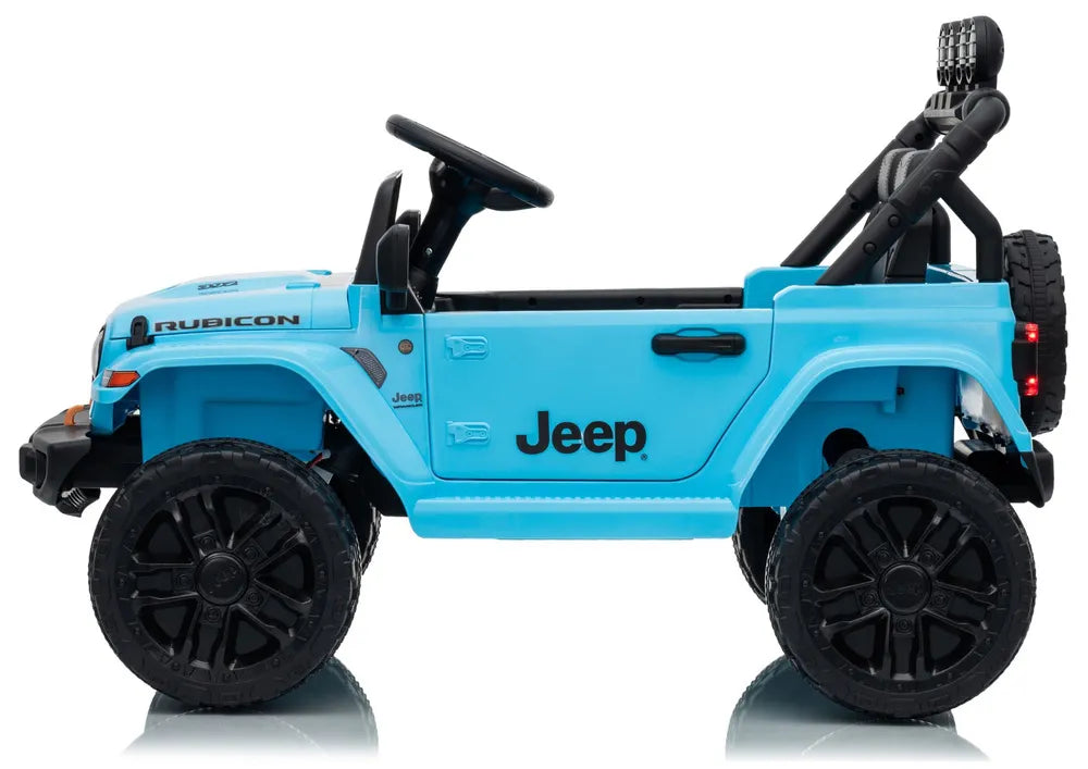 Akumuliatorinis visureigis Jeep Rubicon DK-JWR558 24V, šviesiai mėlynas