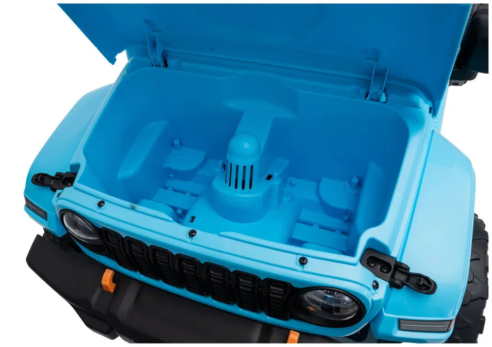 Akumuliatorinis visureigis Jeep Rubicon DK-JWR558 24V, šviesiai mėlynas