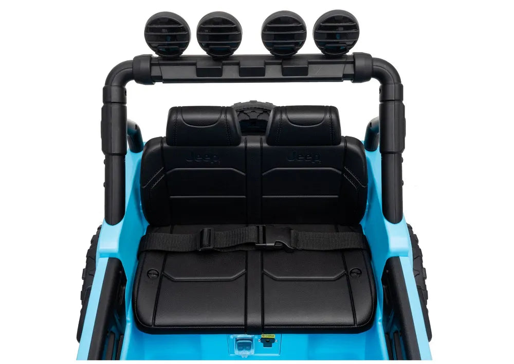 Akumuliatorinis visureigis Jeep Rubicon DK-JWR558 24V, šviesiai mėlynas