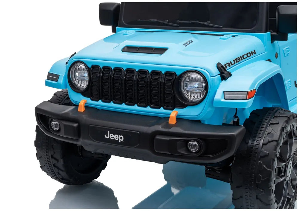 Akumuliatorinis visureigis Jeep Rubicon DK-JWR558 24V, šviesiai mėlynas