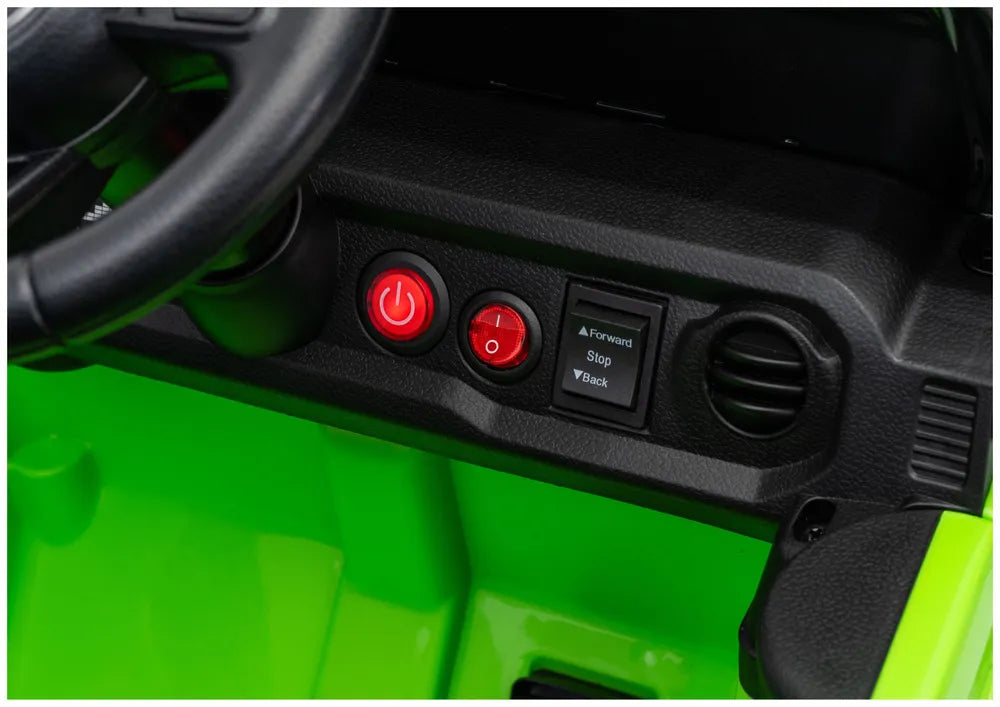 Akumuliatorinis visureigis Jeep Rubicon DK-JWR558 24V žalias