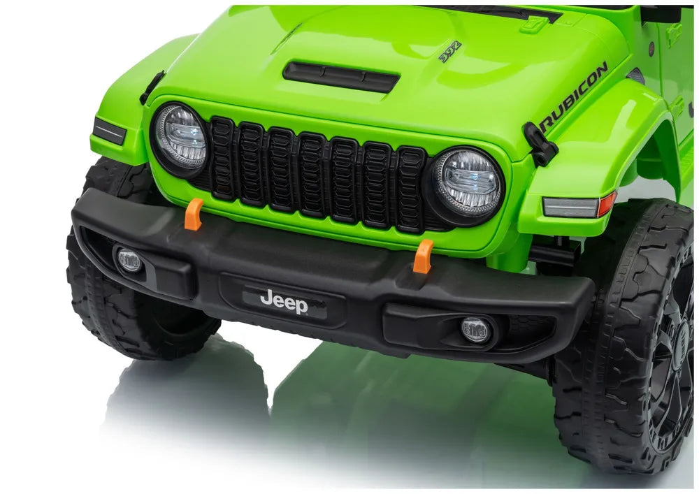 Akumuliatorinis visureigis Jeep Rubicon DK-JWR558 24V žalias