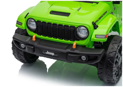 Akumuliatorinis visureigis Jeep Rubicon DK-JWR558 24V žalias