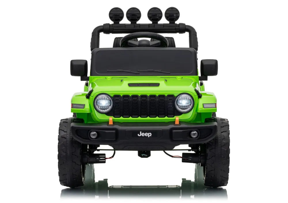 Akumuliatorinis visureigis Jeep Rubicon DK-JWR558 24V žalias