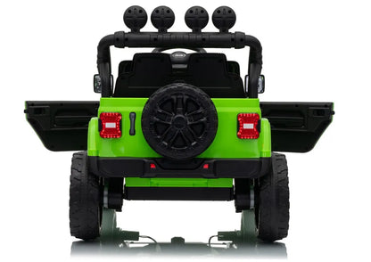 Akumuliatorinis visureigis Jeep Rubicon DK-JWR558 24V žalias