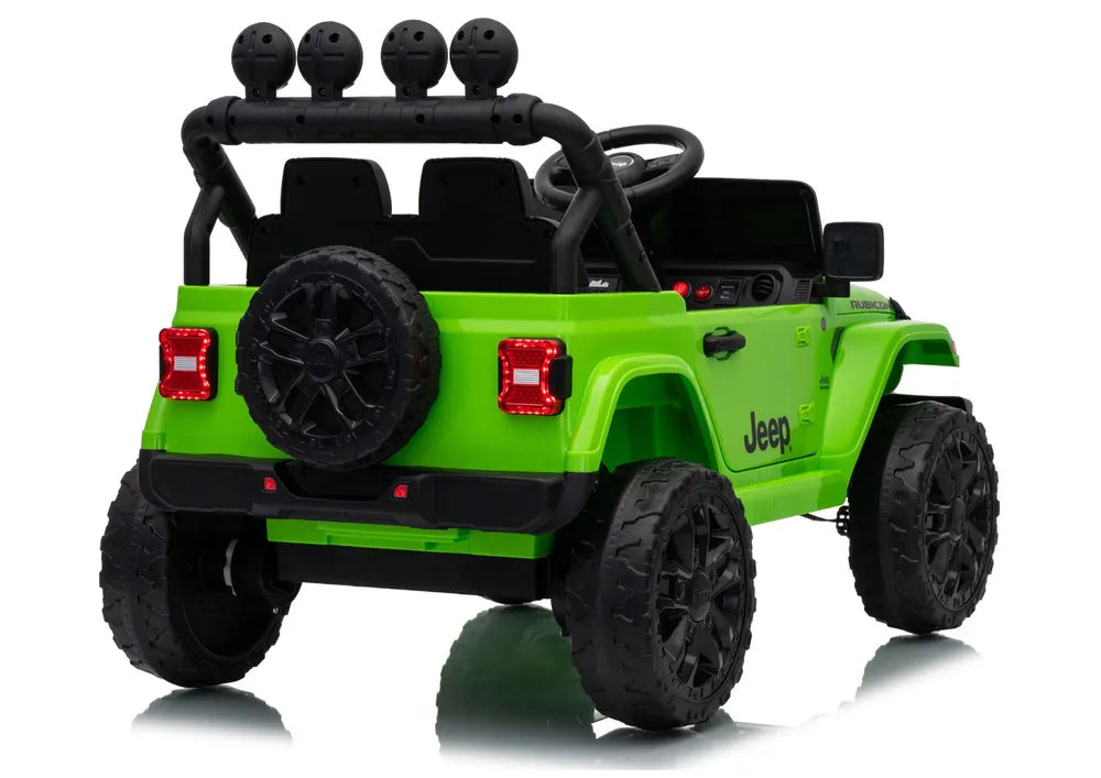 Akumuliatorinis visureigis Jeep Rubicon DK-JWR558 24V žalias