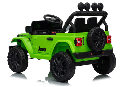 Akumuliatorinis visureigis Jeep Rubicon DK-JWR558 24V žalias