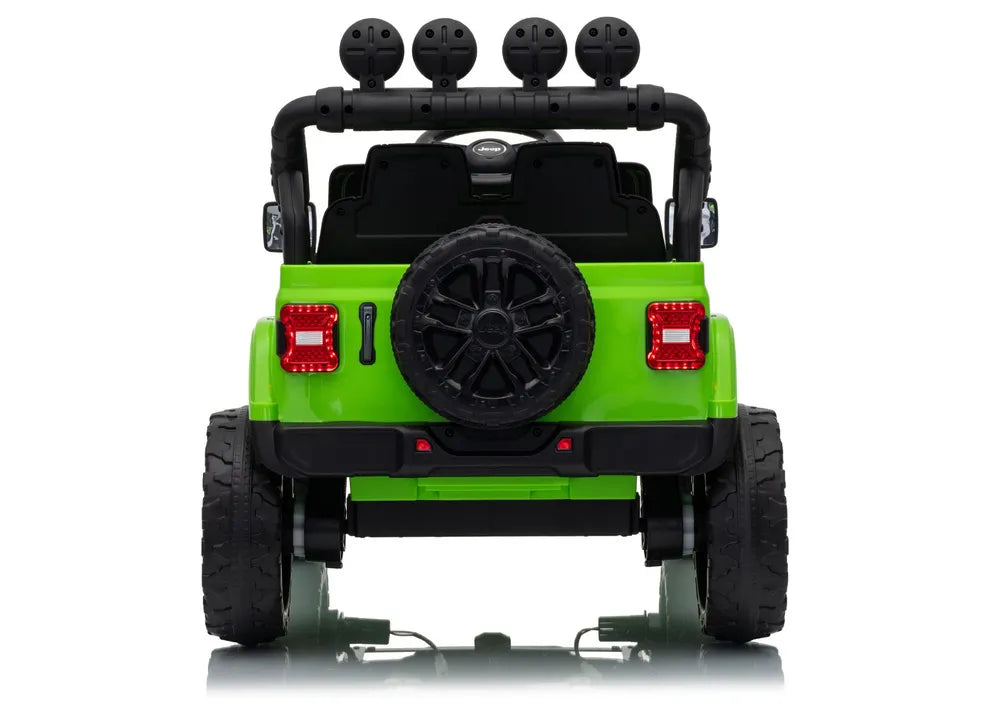 Akumuliatorinis visureigis Jeep Rubicon DK-JWR558 24V žalias