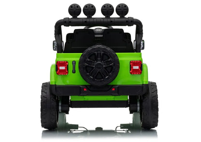 Akumuliatorinis visureigis Jeep Rubicon DK-JWR558 24V žalias