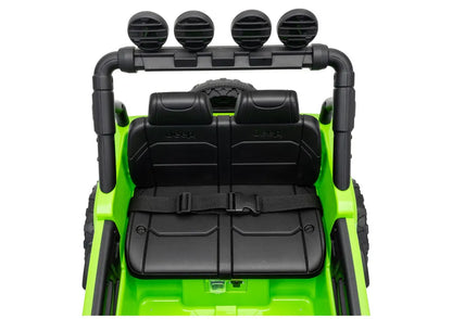 Akumuliatorinis visureigis Jeep Rubicon DK-JWR558 24V žalias