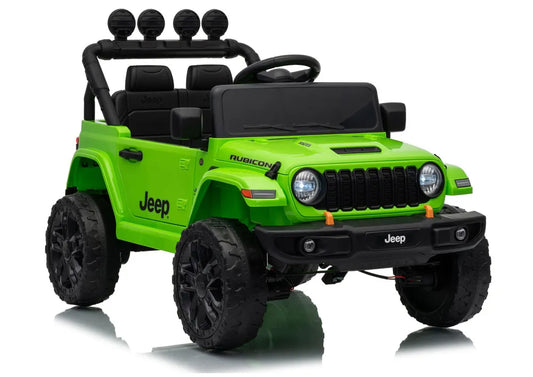 Akumuliatorinis visureigis Jeep Rubicon DK-JWR558 24V žalias