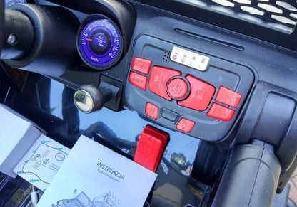 Akumuliatorinis visureigis Jeep S2388, juodas, 4x45W