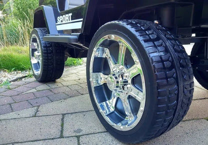 Akumuliatorinis visureigis Jeep S2388, juodas, 4x45W