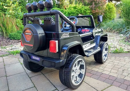 Akumuliatorinis visureigis Jeep S2388, juodas, 4x45W